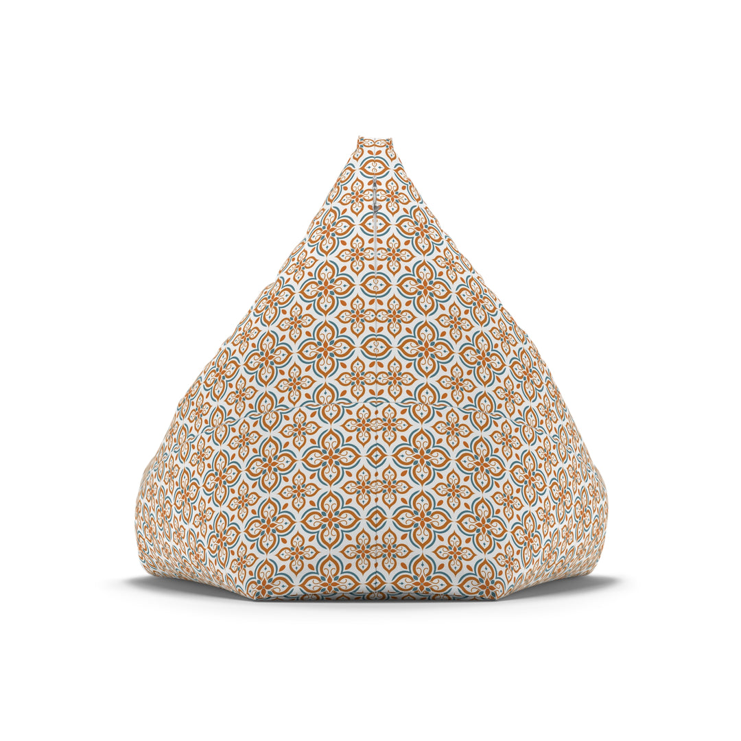 Moroccan Tile-inspired Bean Bag Chair Cover