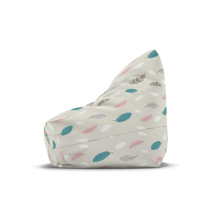 Boho Chic Feathers Bean Bag Chair Cover