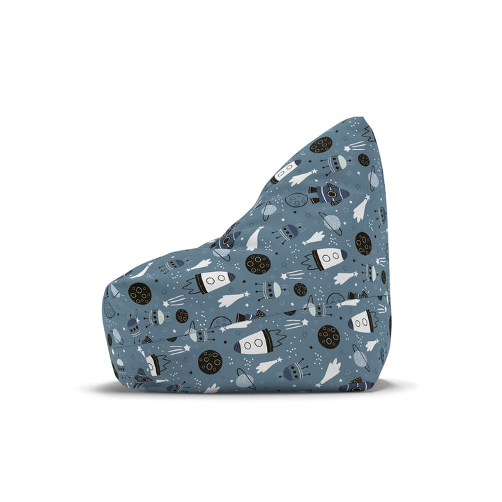 Space-Themed Kids Bean Bag Chair Cover