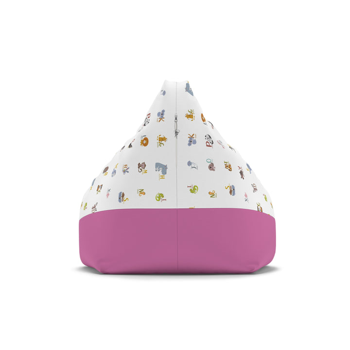 ABC Zoo Kids Bean Bag Cover, Pink