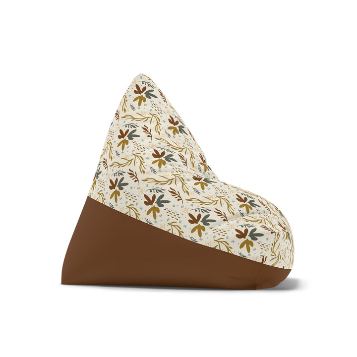 Scandi Botanic Print Bean Bag Chair Cover