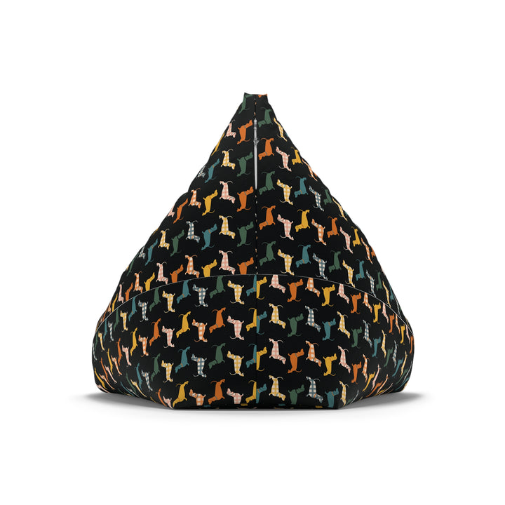 Beagle Parade Bean Bag Chair Cover, Large Pattern