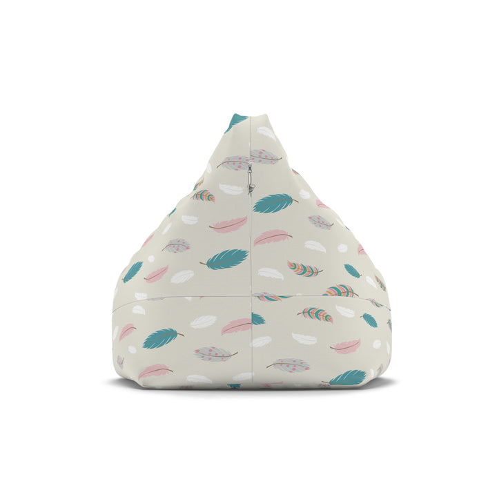 Boho Chic Feathers Bean Bag Chair Cover