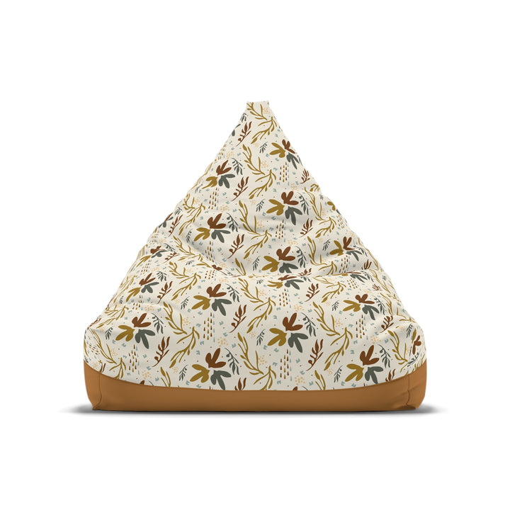 Scandi Botanic Print Bean Bag Chair Cover