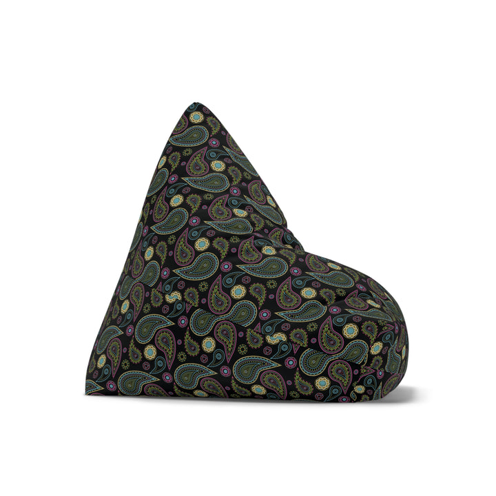 Boho Bloom - Midnight Paisley Bean Bag Chair Cover