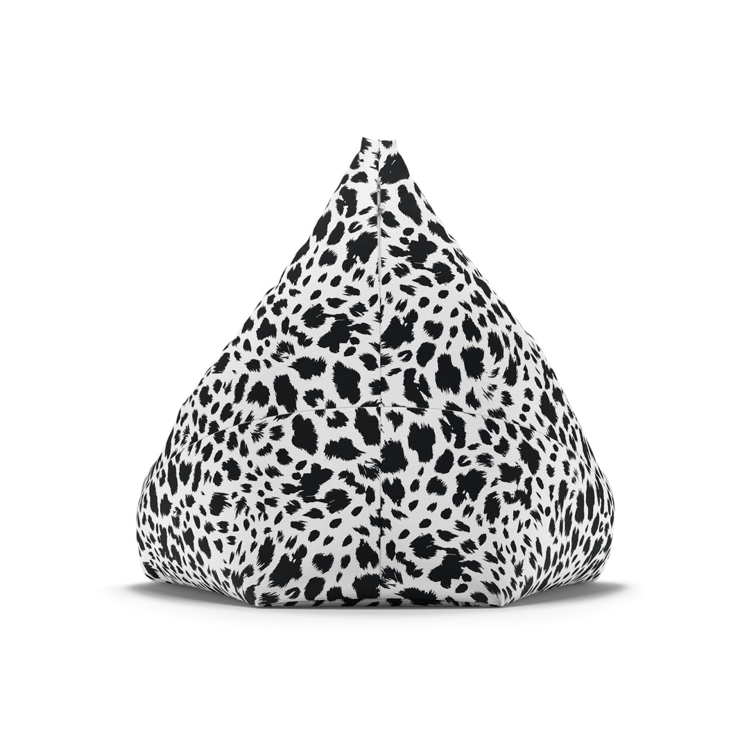 Noir Wild Leopard Bean Bag Cover