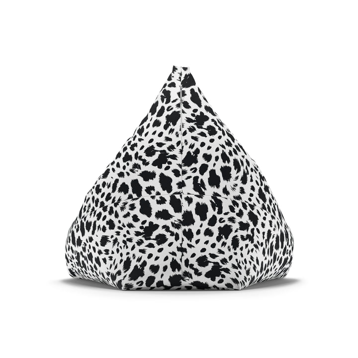 Noir Wild Leopard Bean Bag Cover
