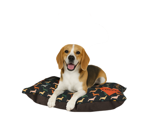 Beagle Parade Personalized Pet Bed