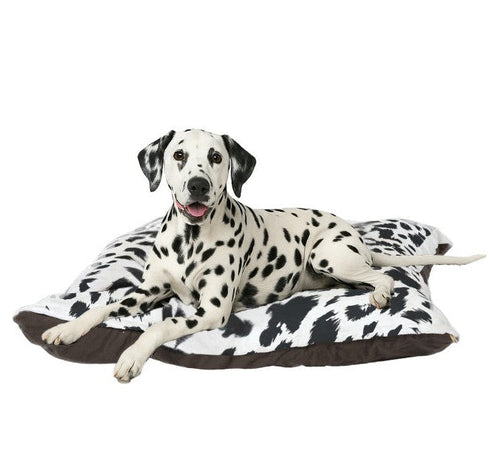 Stylish Black and White Dog Bed - Cozy Spots for Your Furry Friend