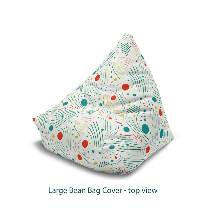 Flowing Energy Bean Bag Chair Cover