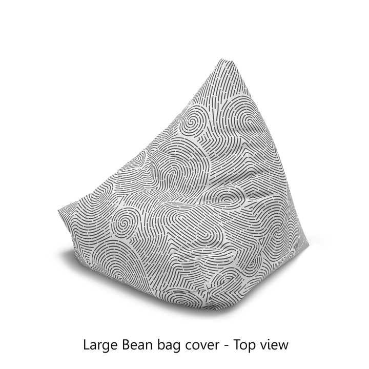 The Fingerprint Bean Bag Chair Cover