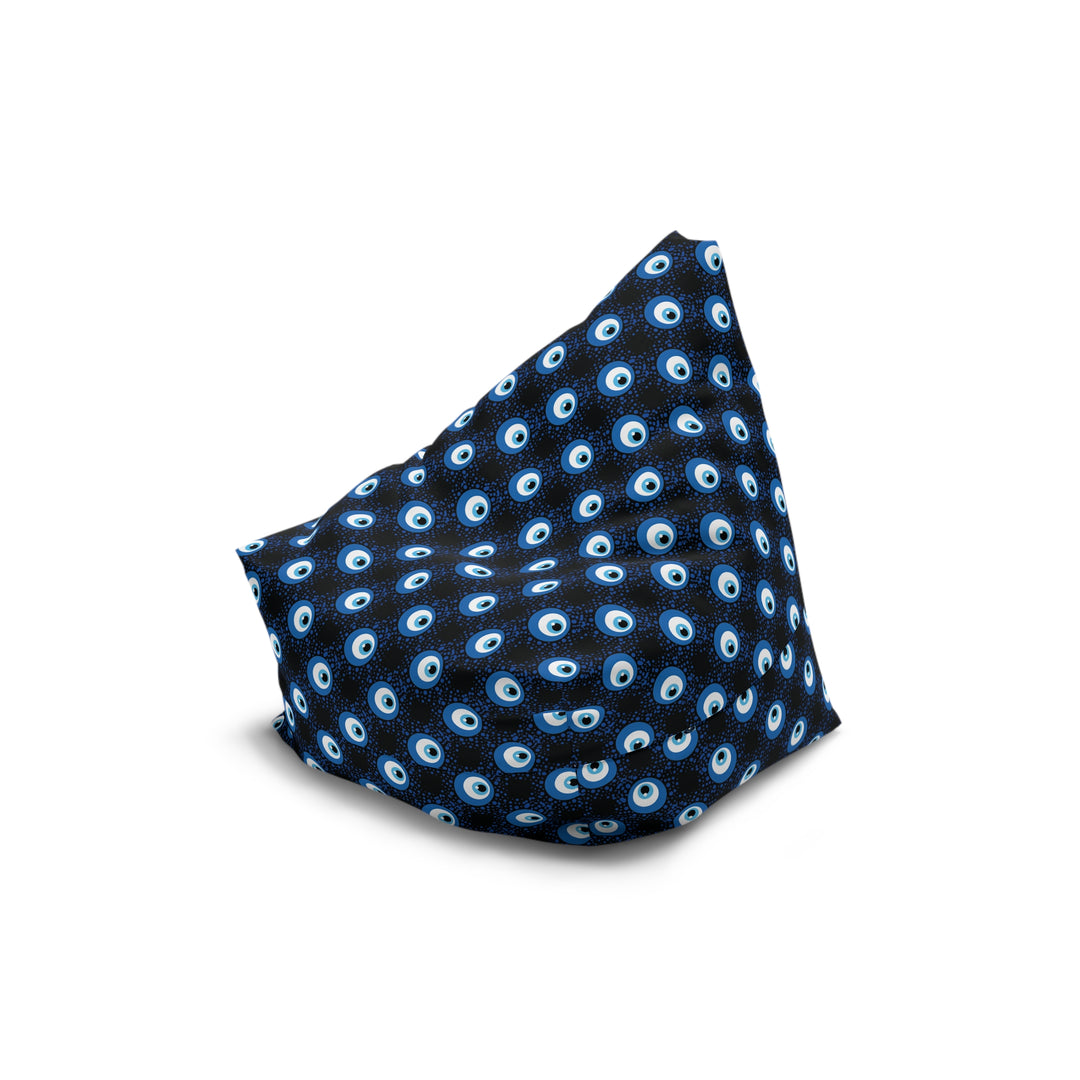 Mystic Gaze-Protective Evil Eye Black Bean Bag Cover