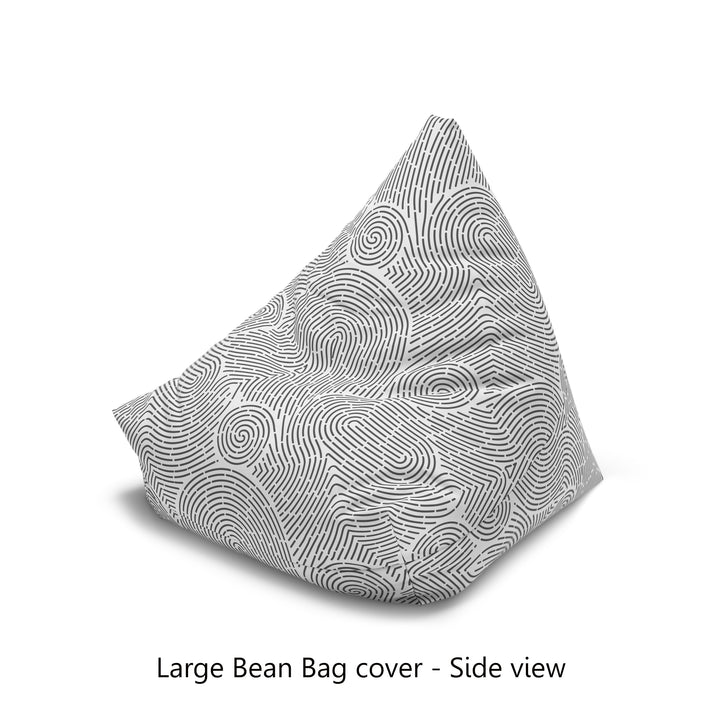 The Fingerprint Bean Bag Chair Cover