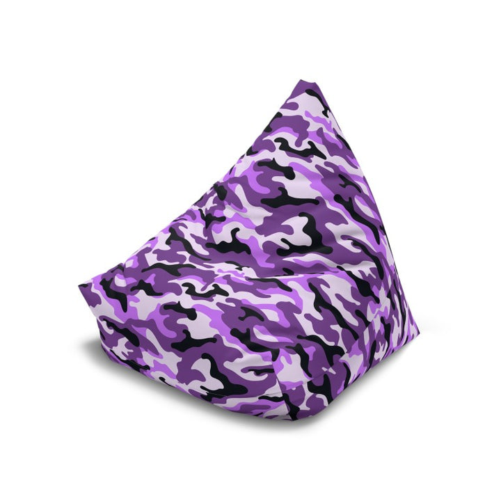 Military-inspired lounger with stylish purple camo print