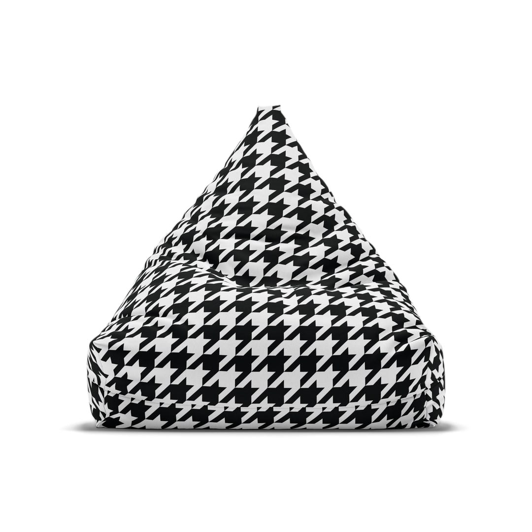Urban Pepita Chic Bean Bag chair, black and white modern lounger