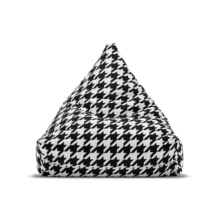 Urban Pepita Chic Bean Bag chair, black and white modern lounger