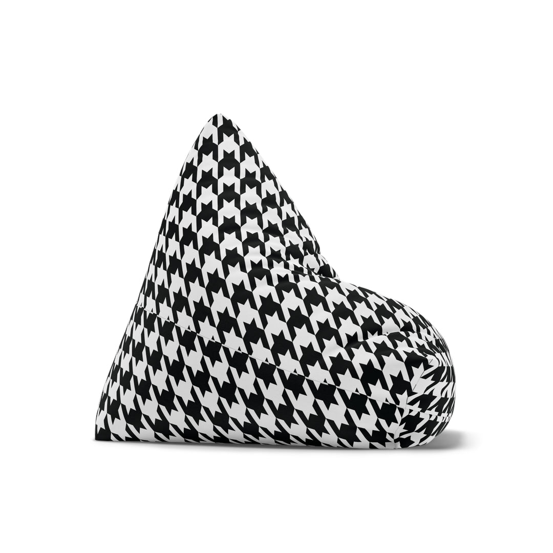 Urban Pepita Chic Bean Bag chair, black and white modern lounger