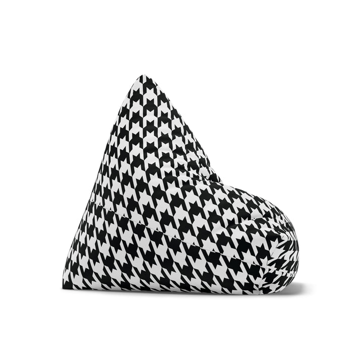 Urban Pepita Chic Bean Bag chair, black and white modern lounger