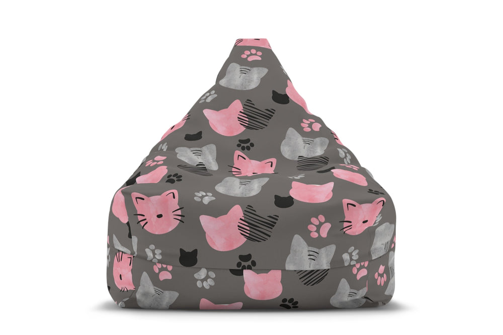 Whiskers & Wiggles cats cute kids Bean Bag Cover, toddler playroom decor