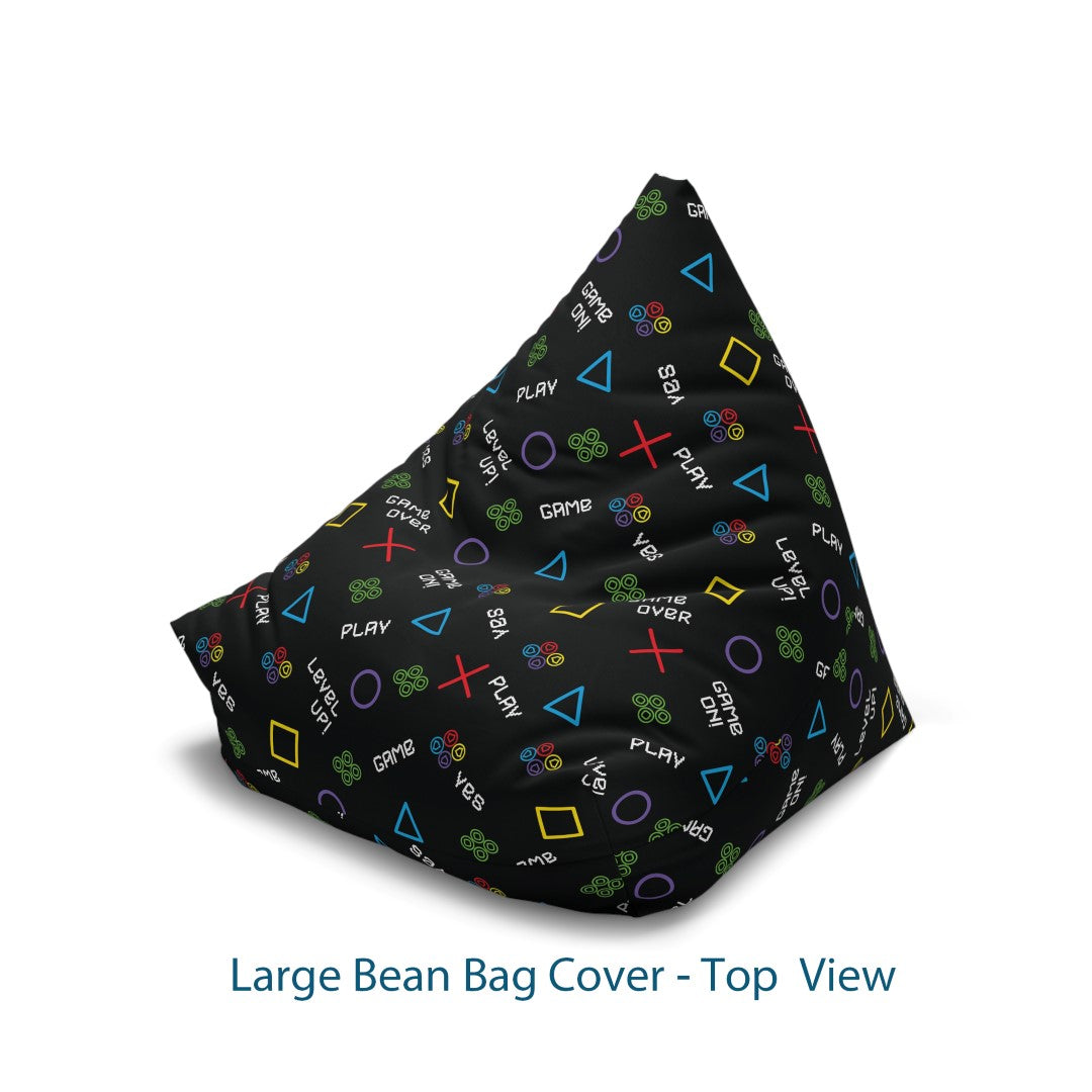 Gaming-Themed Bean Bag Chair Cover