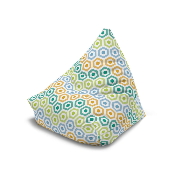Bright & Breezy Hex - Retro Coastal Boho Bean Bag Cover