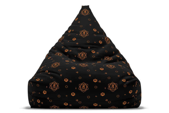 sacral Chakra Bean Bag Chair Cover, meditation cushion, yoga room decor